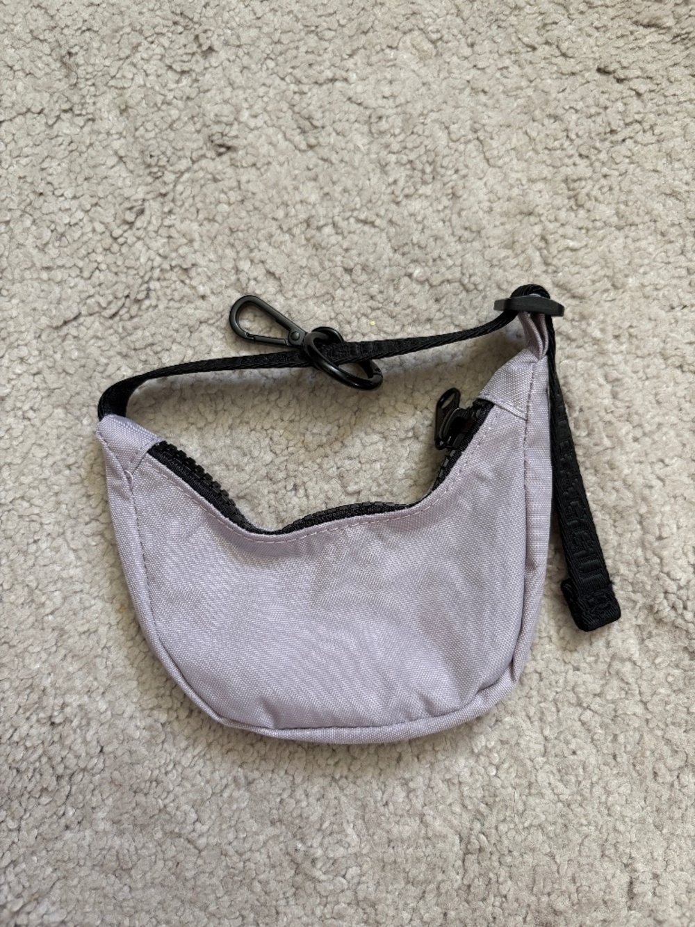 DUSTY PINK BAGGU CRESCENT CHARM NWOT